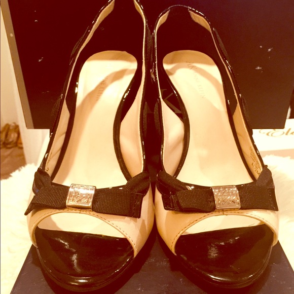 cream slingback heels